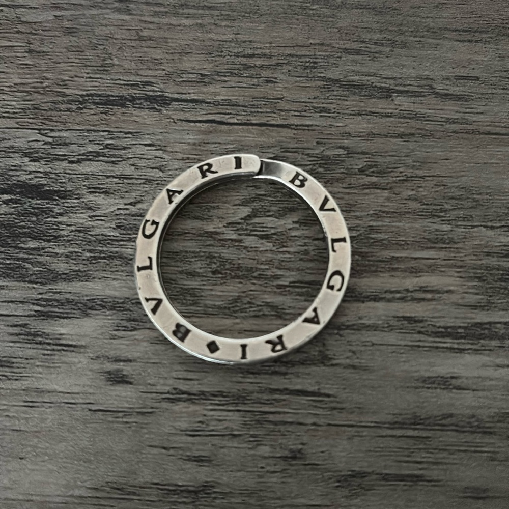 Bvlgari bulgari silver key ring